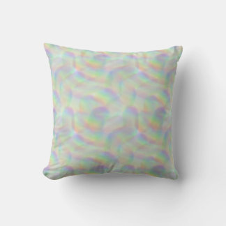 rainbow lines cushion