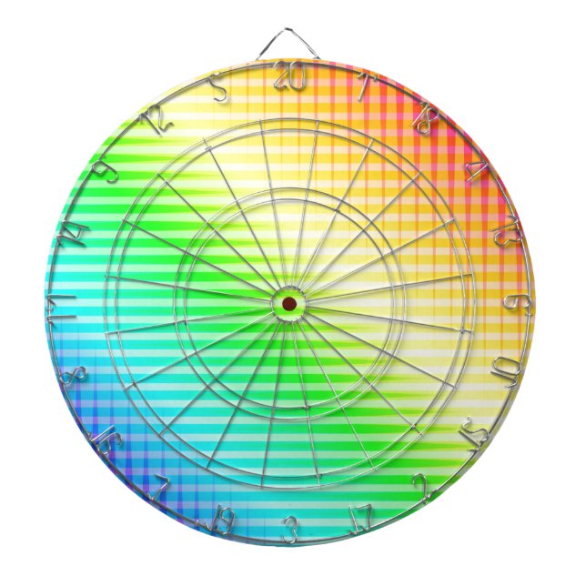 Rainbow Lines Dartboard (Front)