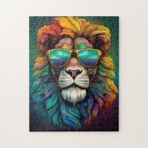 🧩 Rainbow Lion Jigsaw Puzzle