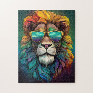 🧩 Rainbow Lion Jigsaw Puzzle
