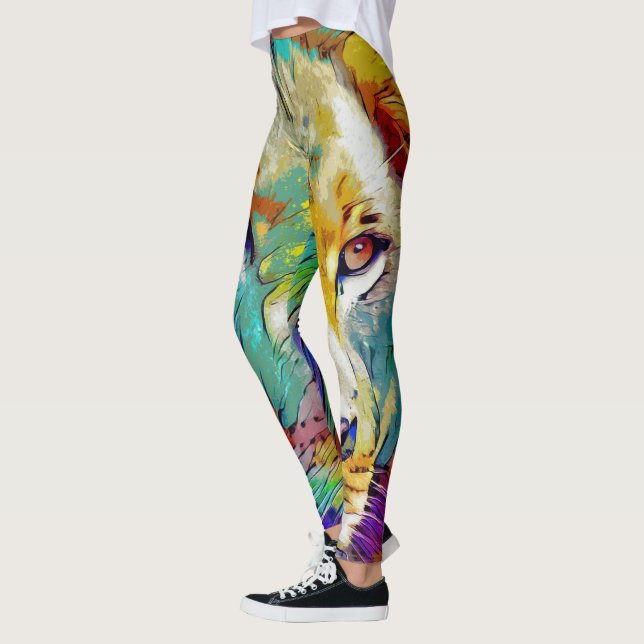 Rainbow lion Leggings (Left)