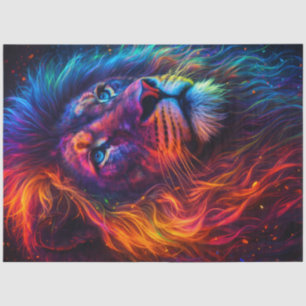 Rainbow Lion Tissue Paper