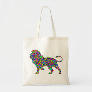 Rainbow Lion Tote Bag