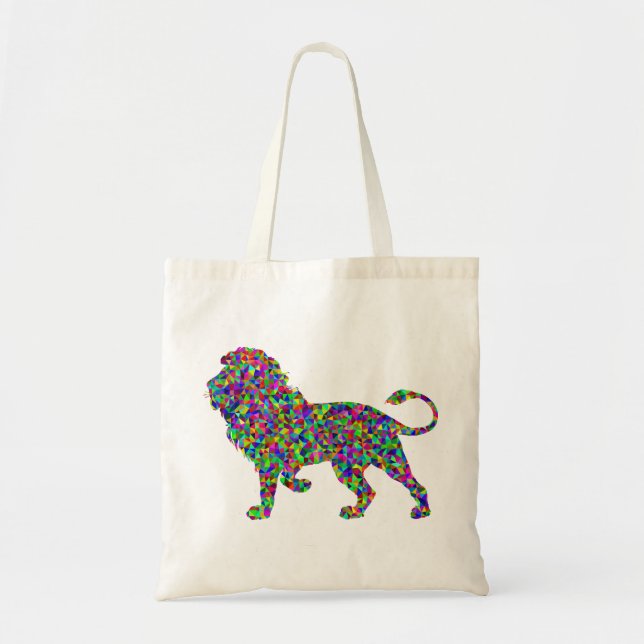 Rainbow Lion Tote Bag (Front)