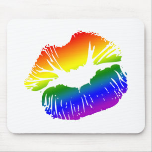 Rainbow Lips 1 Mouse Pad