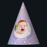 Rainbow Little Stars Kids Photo Birthday Party Hat<br><div class="desc">Rainbow Little Stars Kids Photo Birthday Party Hat</div>