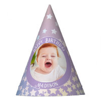 Rainbow Little Stars Kids Photo Birthday