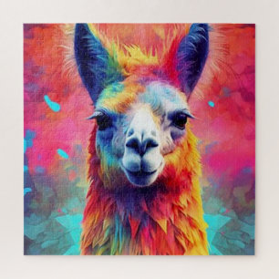 Rainbow Llama Jigsaw Puzzle
