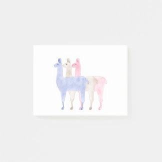 Rainbow Llama Post-it Notes