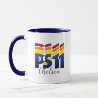 Rainbow Logo PS11 School Mug