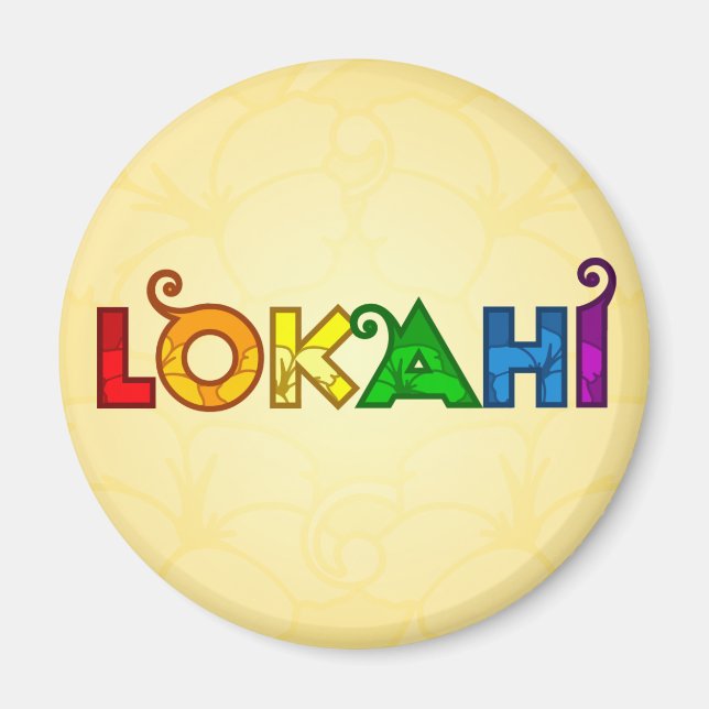 Rainbow Lokahi Magnet (Front)