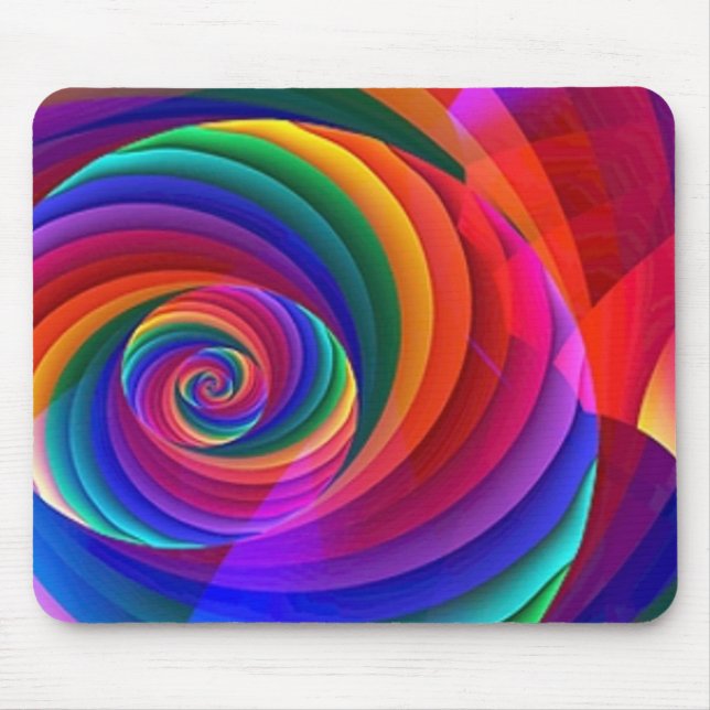 Rainbow Lolly Pops Mouse Pad (Front)