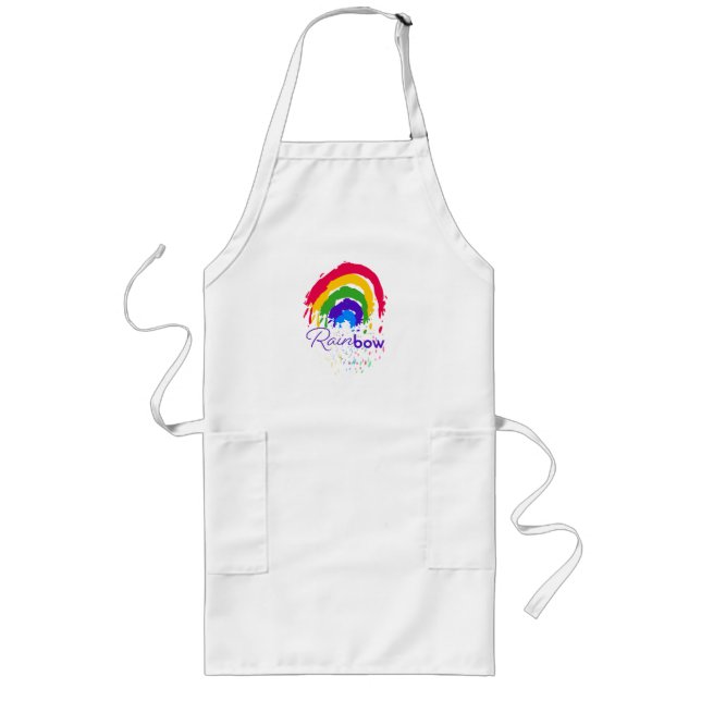 Rainbow Long Apron (Front)