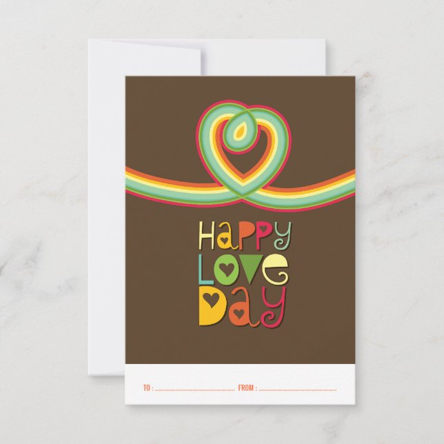 Rainbow Loop Classroom Valentine's Day Photo Cards (Front)