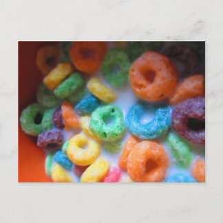 Rainbow Loops Cereal Pool Postcard