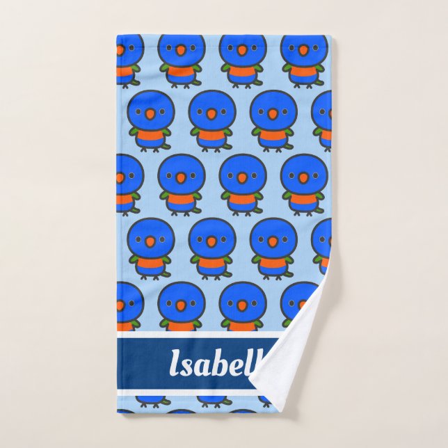 Rainbow Lorikeet Hand Towel (Hand Towel)