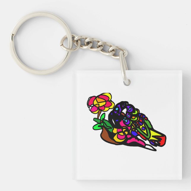 Rainbow Lorikeet Key Ring (Front)
