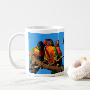 Rainbow Lorikeet photo coffee mug