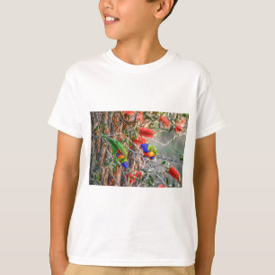 RAINBOW LORIKEET RURAL QUEENSLAND AUSTRALIA T-Shirt
