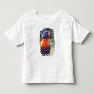 Rainbow Lorikeet (Trichoglossus haematodus 2 Toddler T-Shirt