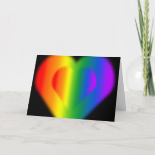 Rainbow Love Cards Personalised Gay Pride Cards