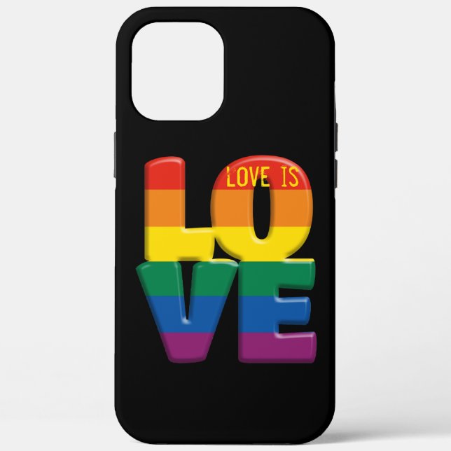 rainbow love Case-Mate iPhone case (Back)