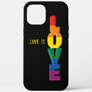 rainbow love Case-Mate iPhone case