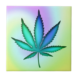 Rainbow Love  Ceramic Tile