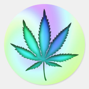 Rainbow Love  Classic Round Sticker