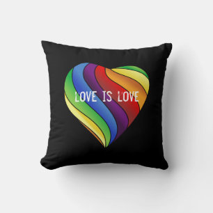 rainbow love  cushion