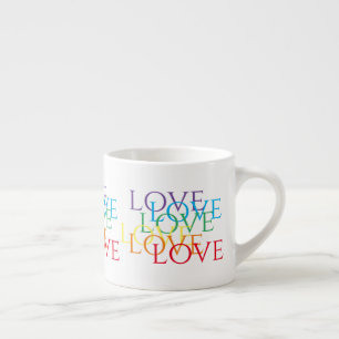 RAINBOW LOVE Espresso Cup