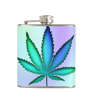 Rainbow Love Flask