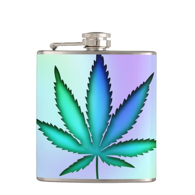 Rainbow Love   Flask (Front)