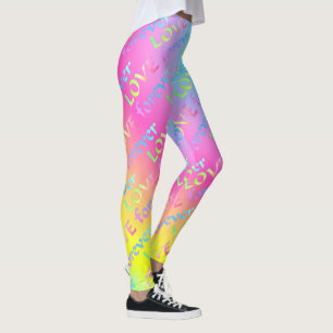rainbow Love forever Leggings