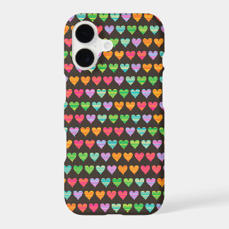 Rainbow Love Hearts Colourful Fun Cute Casing
