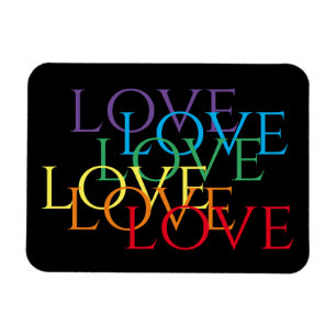 RAINBOW LOVE II 3x4 Flexible Magnet