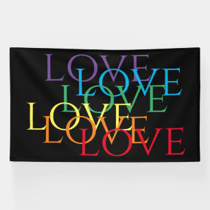 RAINBOW LOVE II 6'x10' Banner