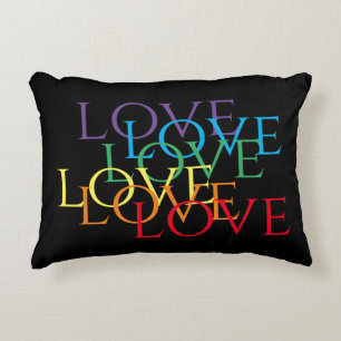 RAINBOW LOVE II Accent Pillow