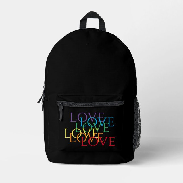 RAINBOW LOVE II Backpack  (Front)