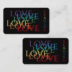 RAINBOW LOVE II Bookmark - 3.5x2 Card