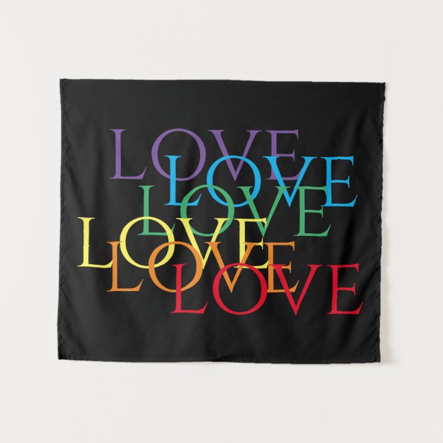 RAINBOW LOVE II Tapestry  (Front (Horizontal))