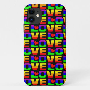 Rainbow Love iPhone 5 Case-Mate 11 Case