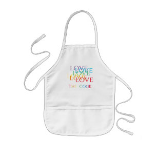 RAINBOW LOVE Kids' Apron 