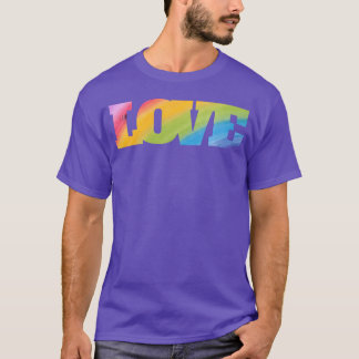 Rainbow Love Lgbtq funny T-Shirt