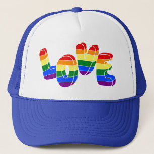 Rainbow Love LGBTQ+ Trucker Hat