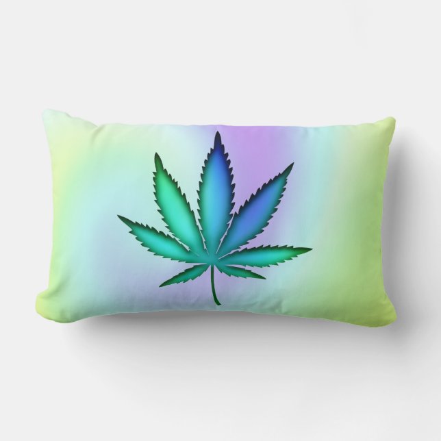 Rainbow Love  Lumbar Cushion (Front)