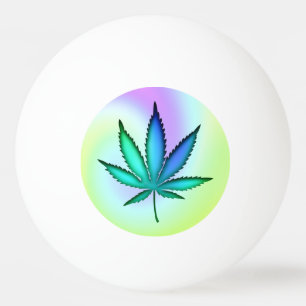 Rainbow Love  Ping Pong Ball