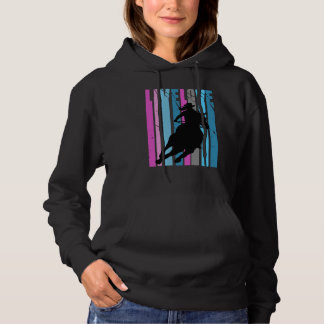 Rainbow Love Rodeo Barrel Racing Race Racer Women Hoodie