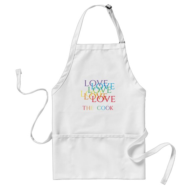 RAINBOW LOVE Standard Apron  (Front)