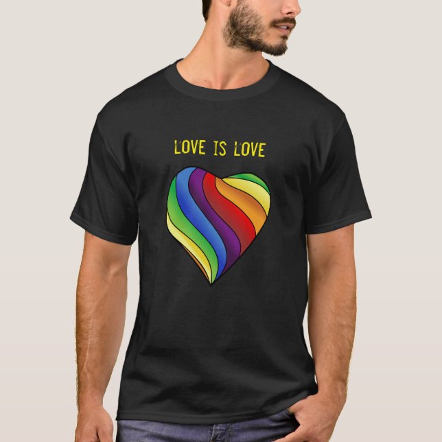rainbow love T-Shirt (Front)